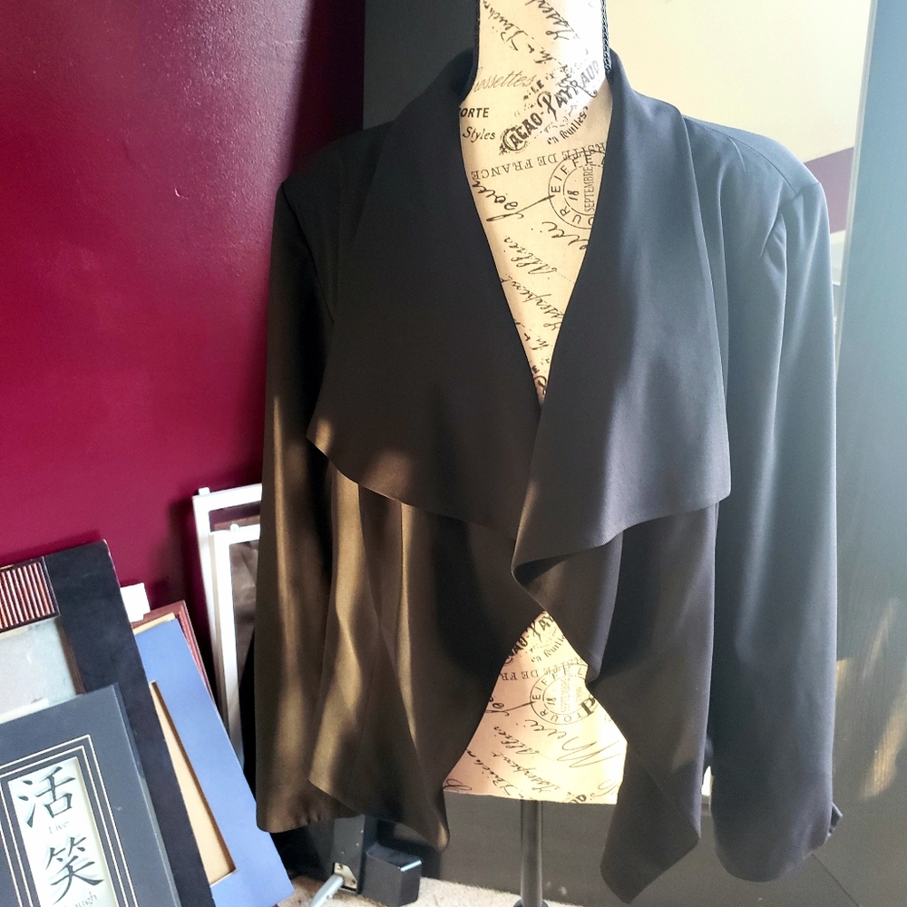 Blazer with layered detail